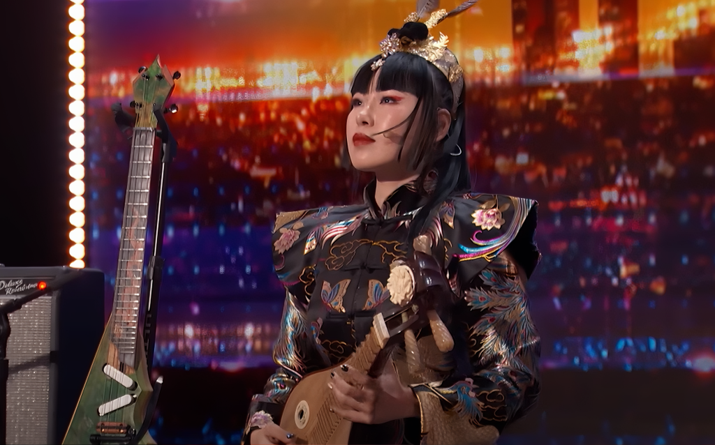 Rocking Traditional! 🎸 Musician “Nini” Stuns America’s Got Talent with Chinese Instruments