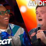 Deaf singer Matthew Cooper inspires on *Canada’s Got Talent*! 🌟 His powerful performance moved the audience and judges, proving music transcends barriers. 🎶👏