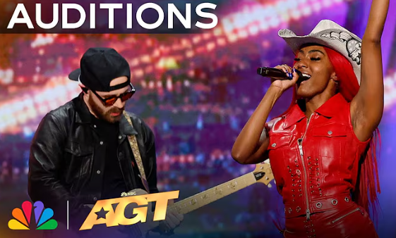 Country Artist Reyna Roberts Wows the Judges with Her Original Song ‘Raised Right’ at AGT 2024 Auditions.