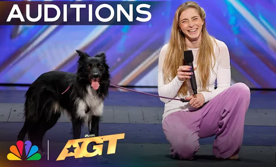 Roni and Her Dancing Dog Rhythm Deliver an “Unbelievable” Performance | AGT 2024 Auditions